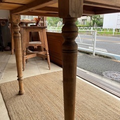 CASICA 木製 引き出し付きデスクの画像