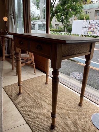 CASICA 木製 引き出し付きデスク