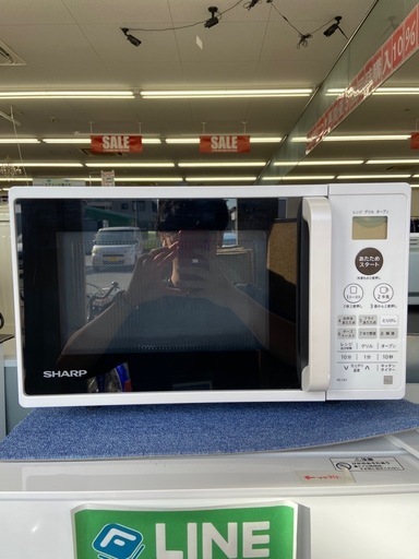 SHARP電子レンジ:2020年製【リサイクルフカツ岡崎倉庫店】250818NA-3
