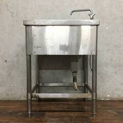 🔷🔶🔷ww2/79 ステンレス 1槽シンク W45×D55×H80cm 流し 業務用 蛇口 厨房 厨房機器 シンク ★直接引取歓迎🔷🔶🔷の画像