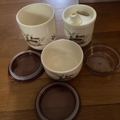 フォーレストランド　陶器製キッチン3点セット　未使用品の画像