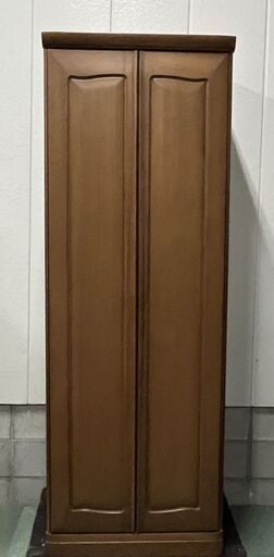 IMADA いまだ家具 大型 木製 ワードローブ 洋服タンス 天然木 ① 全国家具工業連合会 幅72cm×奥行58cm×高さ206cm