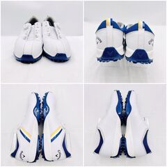 【❗️✨Boa搭載大きめサイズ✨❗️】Callaway ゴルフシューズ 27.5cm AEROSPORT BOA 18 ホワイト×ブルー ✨簡易清掃済み❗️の画像