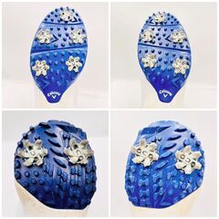 【❗️✨Boa搭載大きめサイズ✨❗️】Callaway ゴルフシューズ 27.5cm AEROSPORT BOA 18 ホワイト×ブルー ✨簡易清掃済み❗️の画像