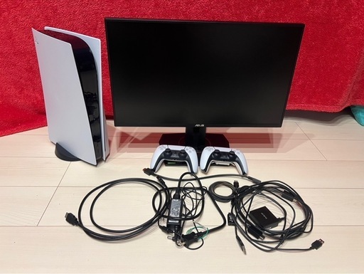 PS5 ゲーミングモニター PS5コントローラー 配線キット