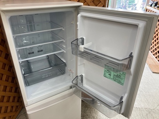【愛品館江戸川店】保証充実 三菱 2021年製 146L　2ドア冷凍冷蔵庫 MR-P15F-W