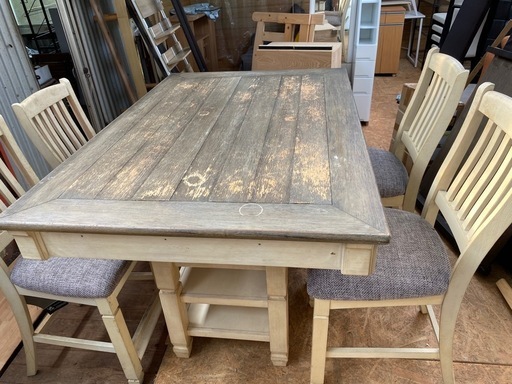 アンティーク風ダイニングセット