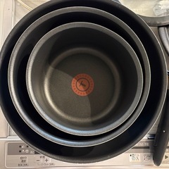 T-fal　ガス火フライパン9点セットの画像