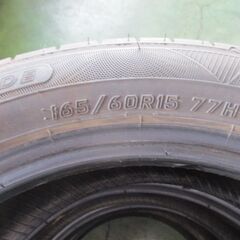 夏タイヤ　165/60R15  4本あります。の画像