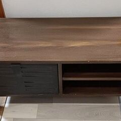 ミ☆★ビンテージ家具!! テレビボード 幅98㎝ 木製 テレビ台 リビングボード ローボード 引取り歓迎★☆彡の画像