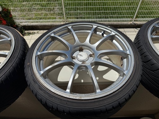 YOKOHAMA ADVAN RS ヨコハマ　アドバンRS 4穴100 4H-100 205/35R18 18インチ7.5j ＋42 