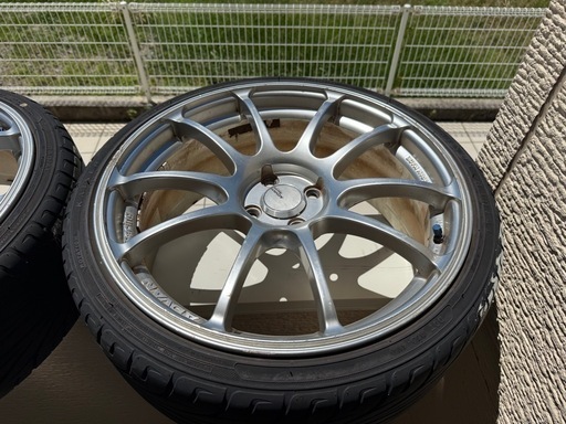 YOKOHAMA ADVAN RS ヨコハマ　アドバンRS 4穴100 4H-100 205/35R18 18インチ7.5j ＋42 