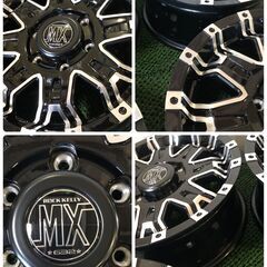 ★ S802 ロクサーニ ロックケリー MX-2 ホイール 16×6.5J 6穴 +38 PCD139.7 16インチ ハイエース 等 直接取引可 石狩市の画像