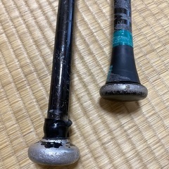 軟式少年用　野球　金属製バット　2本の画像