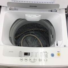 ジモティー見た！で5%OFF【5kg全自動洗濯機】IRISOHYAMA　ｱｲﾘｽｵｰﾔﾏ　IAW-T502E 5kg 2020年製:ホワイトの画像