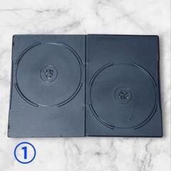 【無料】CD·DVD トール空ケース黒 2枚収納 2個セットの画像