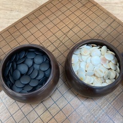 碁石&碁盤 ハマグリ石の画像