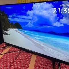 ASTEX 43V型 4K/HDR対応 ベゼルレス液晶テレビ AX-KH43T①の画像