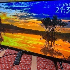 ASTEX 43V型 4K/HDR対応 ベゼルレス液晶テレビ AX-KH43T①の画像