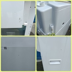 F1965【SHARP】2018年製　電気洗濯乾燥機  8.0kg  ES-TX8B-N   外形寸法　幅600㎜  奥行650㎜  高さ1025㎜の画像