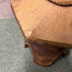 陶器製 置物 灯篭 灯籠 とうろう 庭先 和風 インテリア オブジェ 幅36cm×奥行36cm×高さ36cmの画像