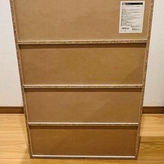 【美品】ウッドホワイト カラーボックスをお譲りいたします。の画像