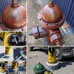 アメリカンヴィンテージ Style
アメリカン消火栓 型 立水栓
AMERICAN HYDRANT 型（2口水栓柱）
蛇口&ホース 地下埋、置型 兼用タイプ
#店舗什器
#世田谷ベース
#ガレージライフの画像
