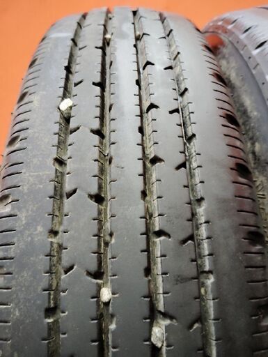BS BRIDGESTONE R202 205/80R17.5 120/118L LT ライトトラック用 夏タイヤ 6本 20～21年