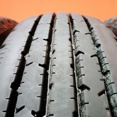 BS BRIDGESTONE R202 205/80R17.5 120/118L LT ライトトラック用 夏タイヤ 6本 20～21年製 バリ溝 シビリアン ローザ　(KTS235)の画像