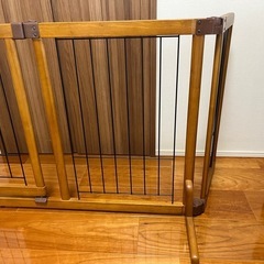 リッチェル　木製おくだけドア付ゲート Lの画像