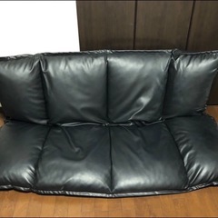 2人掛け 肘置き調節可 リクライニングソファ ソファベッドの画像