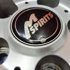 MSPIRITS 16インチ 4本 6.5J5HPCD114.3+38 三菱純正ナット必須 デリカD5 アウトランダー等　(VHK503) の画像