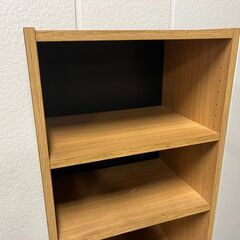 木製 本棚 飾り棚 収納棚 幅45cm×奥行30cm×高さ180cm の画像