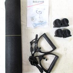 美品 エクササイズマシーン 健康ステッパー 06 運動不足解消 専用保護マット付 専用チューブ付属 フットエクササイズ 健康器具 動作OKの画像