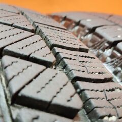 【BS BRIDGESTONE BLIZZAK VRX3 165/65R14】スタッドレス【トヨタ 純正ホイール 14インチ 5J4HPCD100】21年製 バリ溝 パッソ等　(KTL469)の画像