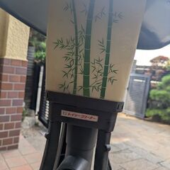 池のポンプ 灯篭ライト付きの画像