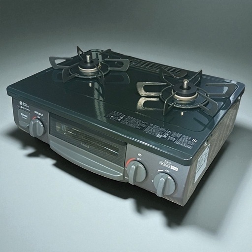 ★[F1967]  リンナイ　2023年製　都市ガス用　ガスコンロ  KG35NBK