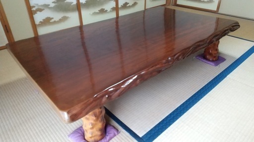 木製座卓ローテーブル