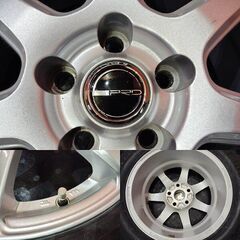 【DUNLOP WINTER MAXX WM03 205/60R16】スタッドレス【DUNLOP PRD 16インチ 6.5J5HPCD114.3+39】21年製 バリ溝 90ヴォクシー等　(KTM466) の画像