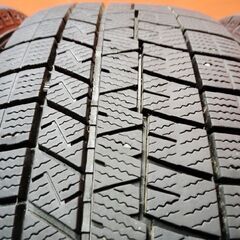 【DUNLOP WINTER MAXX WM03 205/60R16】スタッドレス【DUNLOP PRD 16インチ 6.5J5HPCD114.3+39】21年製 バリ溝 90ヴォクシー等　(KTM466) の画像