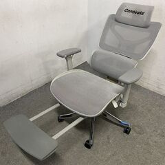 Contieaks ゲーミングチェア セレスティアル フルメッシュ オフィス リモート ムーンホワイト 関家具 中古家具 店頭引取歓迎 R9923の画像
