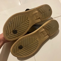 中古 クロックスサンダル 24cm相当の画像