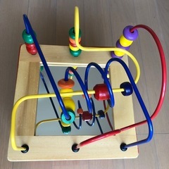 森のあそび道具シリーズ　ビーズコースターの画像