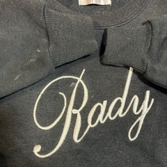 【ちびrady】ロゴ刺繍裏起毛トレーナーS105の画像