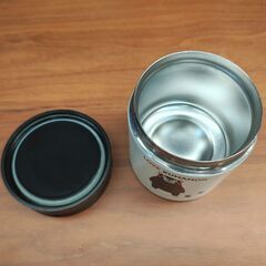 【状態：表面に若干の傷あり】くまモン ステンレスフードポット 300ml（保温・保冷）の画像