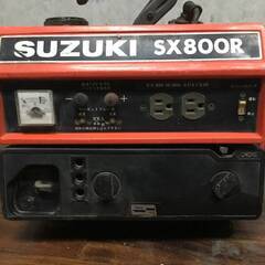 🔷🔶🔷ww2/64 SUZUKI スズキ SX800R ポータブル発電機 ガソリン発電機 エンジン発電機 無鉛ガソリン キャンプ アウトドア ★直接引取限定🔷🔶🔷の画像
