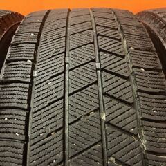 【BS BLIZZAK VRX3 205/60R16】スタッドレス【DUNLOP VIOLENTO 16インチ 6.5J5HPCD114.3+40】22年製 バリ溝 90ヴォクシー等　(KTO468) の画像