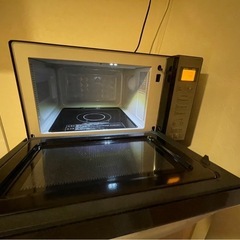 Haier電子レンジ18L ステンレスブラック
の画像