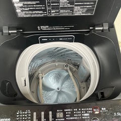 【取引先決定】ハイセンス 5.5kg 洗濯機 2021年製の画像