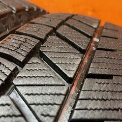 BS BRIDGESTONE BLIZZAK VRX3 155/65R14 14インチ スタッドレス 4本 21年製 バリ溝 ピクシスエポック N-BOX サクラ フレアワゴン等(KTE330)の画像